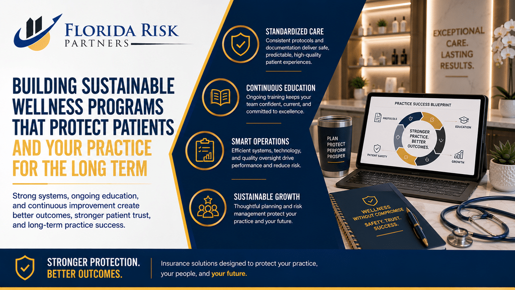 Building Sustainable Wellness Programs That Protect Patients and Your Practice