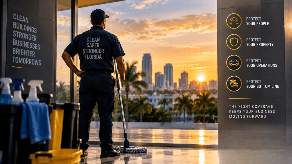 Florida janitorial company risk management protecting people, customer property, operations, and business finances
